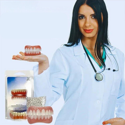 Removable Cosmetic Teeth Overlay Set for Instant Smile Enhancement and Daily Confidence Boost