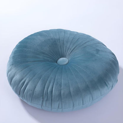 Pavo Plush Cushion - Pumpkin Shape, Soft Polyester