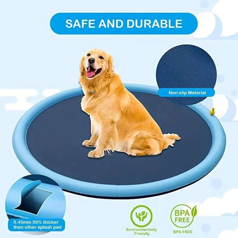 PETHYDRA | Interactive Dog Water Mat with Built-In Sprinkler for Summer Fun