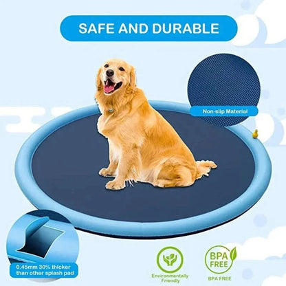 PETHYDRA | Interactive Dog Water Mat with Built-In Sprinkler for Summer Fun