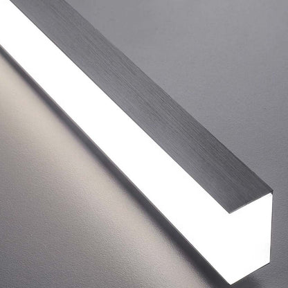 Linear LED Ceiling Light 39-Inch Dimmable Remote Control Aluminum Black Fixture for Dining Kitchen Island Bar Modern Minimalist Hanging Lamp