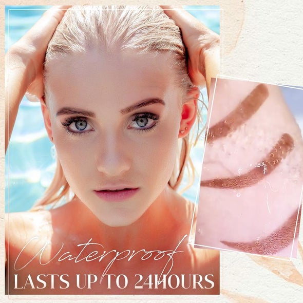 Kit de pochoirs et tampon à sourcils pour une forme parfaite