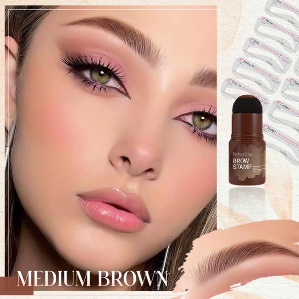 Kit de pochoirs et tampon à sourcils pour une forme parfaite