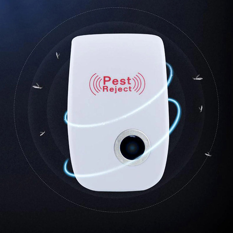 Ultrasonic Pest Repeller Plug-In Set Silent Indoor Bug Control for Mice Rats Insects Roaches Spiders Non-Toxic 2-Pack for Home
