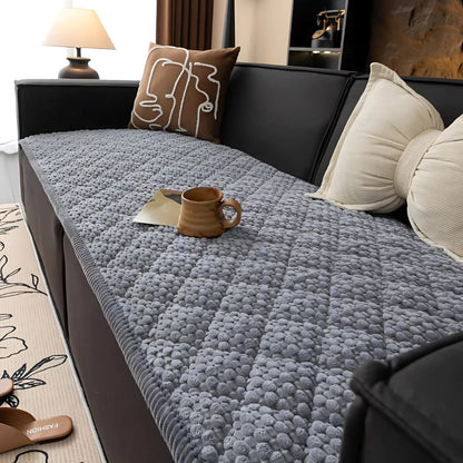 Housse de canapé matelassée pour animaux – Protection de meubles imperméable avec envers antidérapant pour chiens et chats – Housse de canapé lavable en machine