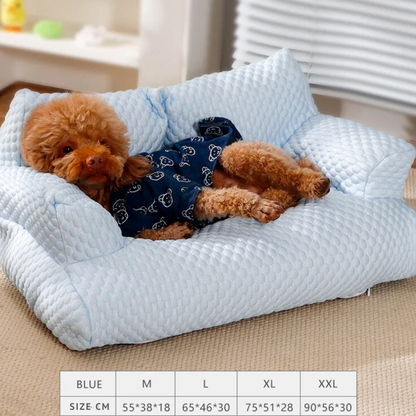 PetChill | Dog Couch with Cooling Fabric & Breathable Design | Comfortable Retreat for Hot Days