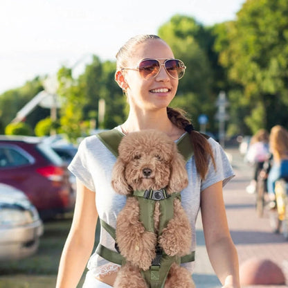 Sac à dos de transport pour petits chats, sac à dos pour chien en tissu Oxford imperméable, sac de transport ajustable pour animaux de compagnie pour les voyages
