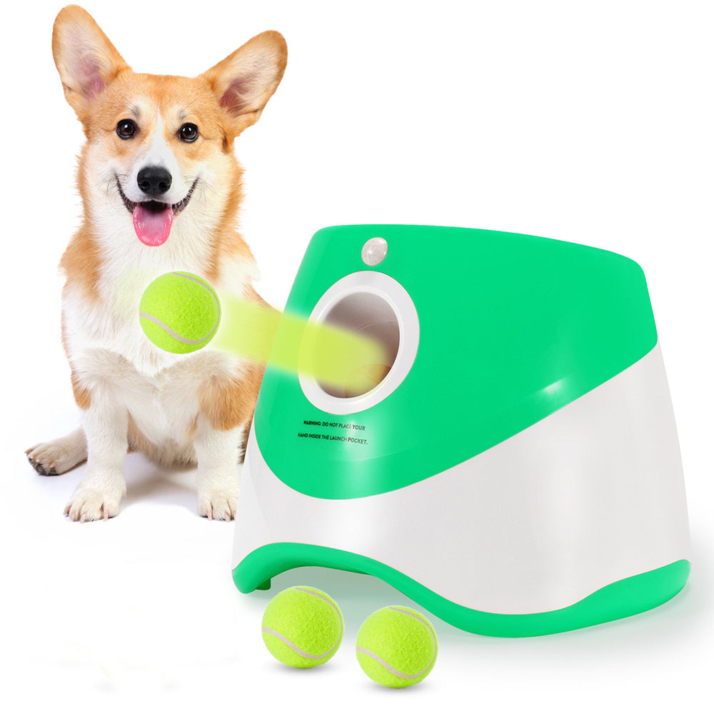 Pet Playtime Pro | Automatic Ball Launcher with Adjustable Distance | Interactive Toy for Dogs