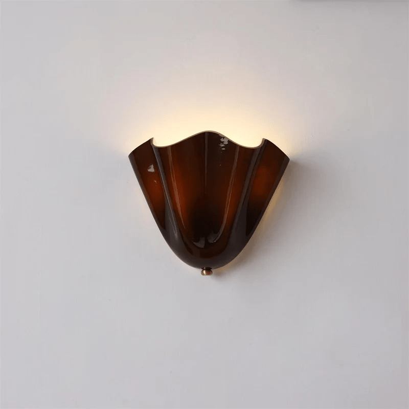 Petalia | Modern Glass Wall Sconce with Organic Design | Ambient Lighting for Elegant Spaces