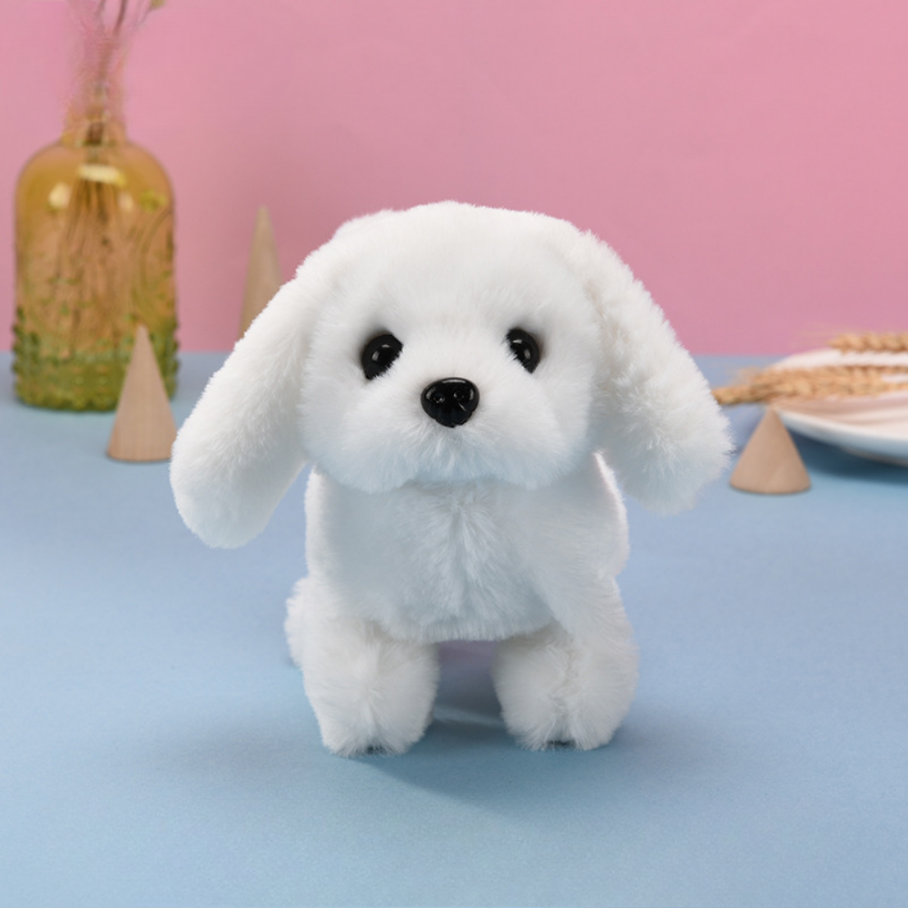 Chiot robot en peluche interactif avec mouvements et sons réalistes | Compagnon captivant pour enfants