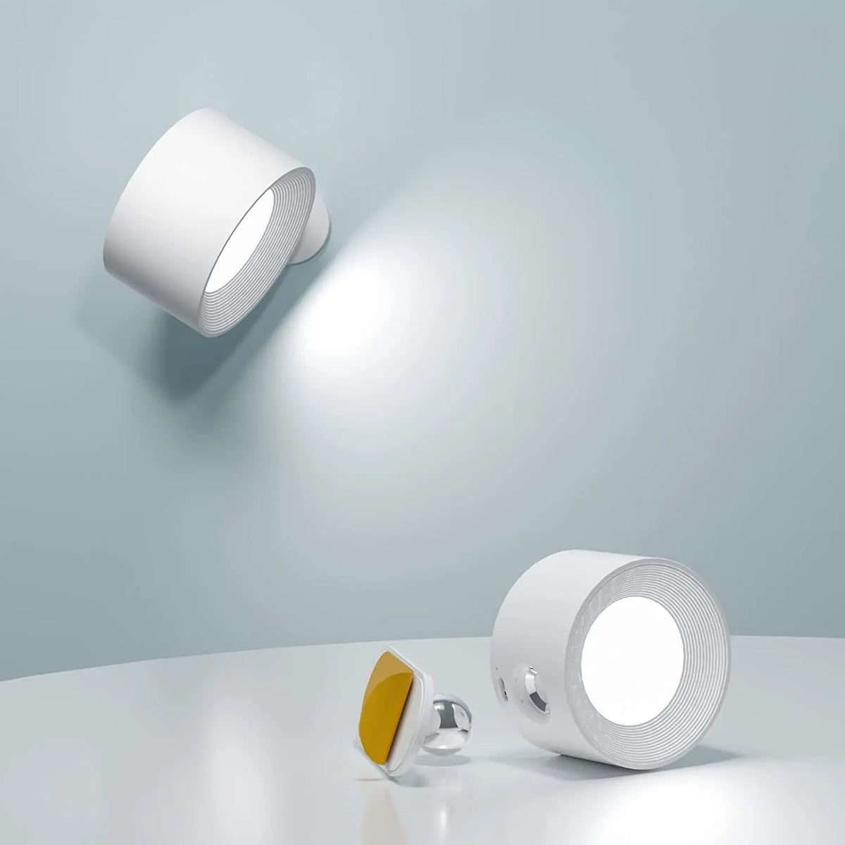 Pivot Easy-Stick | Wireless Wall Light with 360° Magnetic Rotation | Adjustable Brightness for Customizable Illumination