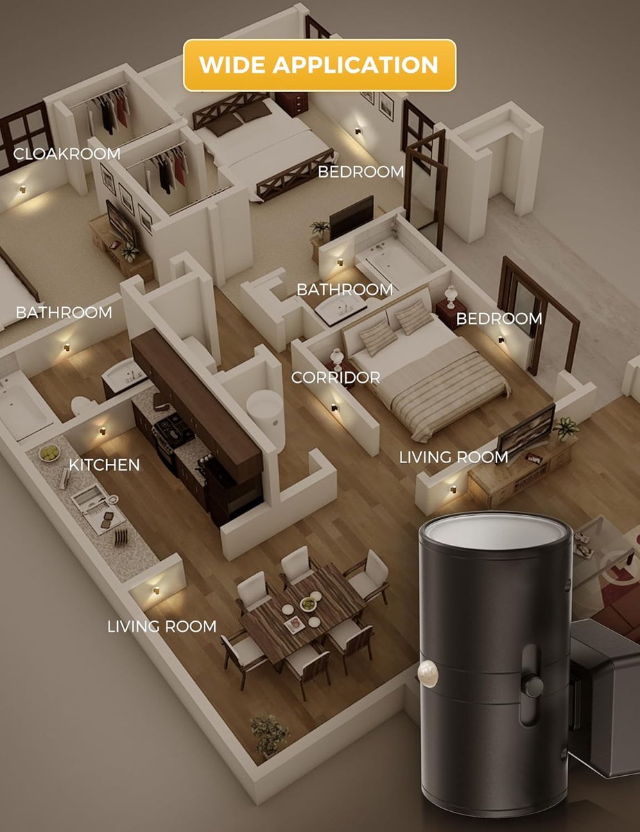 Dimmable LED Night Light Plug-In Wall Lamp for Bedroom Hallway Nursery Outlet Socket Warm White Light Energy Saving