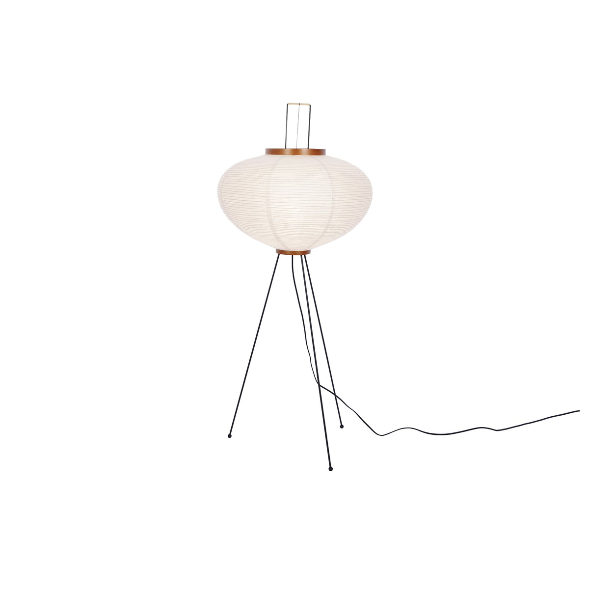 Japanese-Inspired Paper Floor Lamp White Mulberry Shade Tall Standing Light for Living Room Bedroom Reading Nook Sculptural Accent