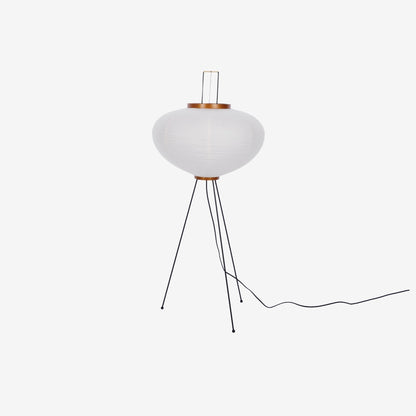 Japanese-Inspired Paper Floor Lamp White Mulberry Shade Tall Standing Light for Living Room Bedroom Reading Nook Sculptural Accent