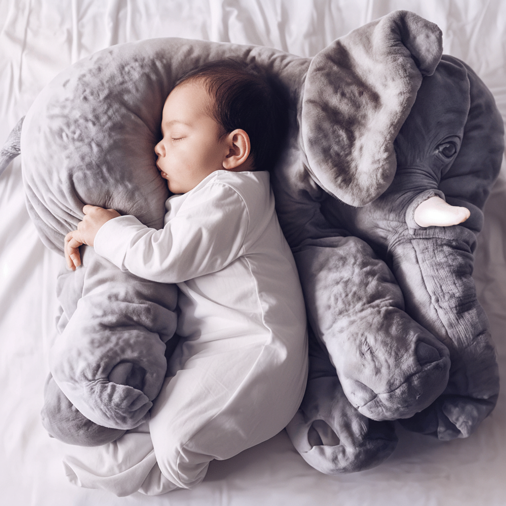 SNUGGLEPHANT – Soft Elephant Cuddle Pillow Plush Kids Toy