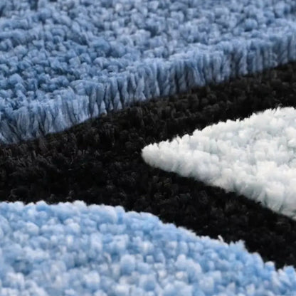 PlushWave | Non-Slip Bath Mat with Absorbent Microfiber Design | Stylish Comfort for Safety