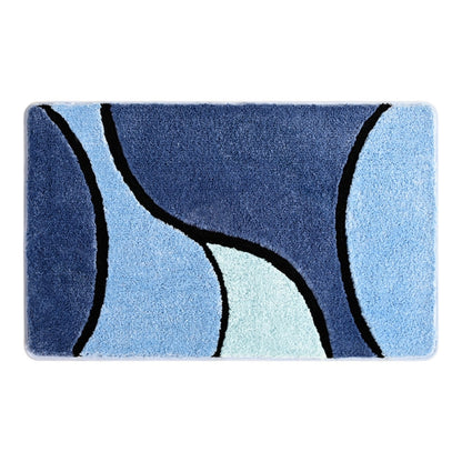 PlushWave | Non-Slip Bath Mat with Absorbent Microfiber Design | Stylish Comfort for Safety