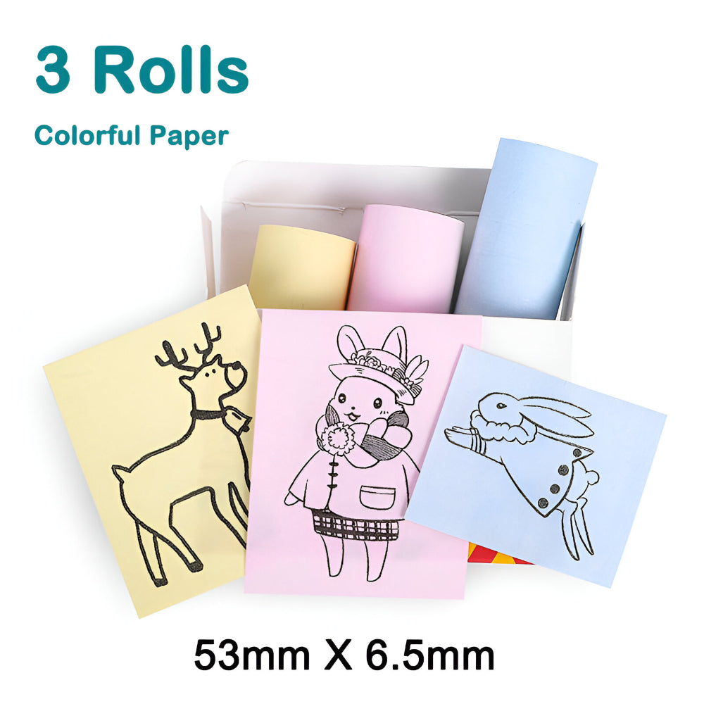 Pocket Photo Printer | Portable Wireless Printer with Bluetooth Connectivity | Compact Design for Inkless Printing On-the-Go