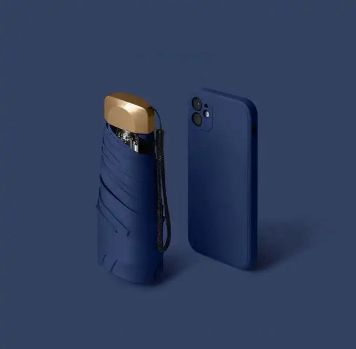 Ortekor Pocket Umbrella | Compact Windproof & UV Protection | Travel-Friendly Design for All Weather
