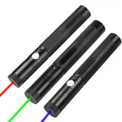 USB-C Rechargeable Laser Presenter with Focus Control 6.5 Inch Aluminum Astronomy Pointer for Stargazing Conferences Surveying Hiking Outdoo