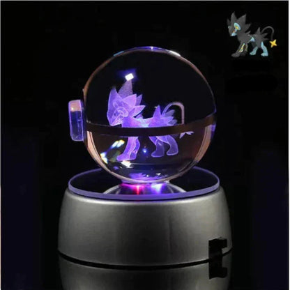 Lampe veilleuse cristal tactile, veilleuse LED rechargeable par USB avec variateur tactile, lampe de chevet en cristal