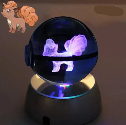 Lampe veilleuse cristal tactile, veilleuse LED rechargeable par USB avec variateur tactile, lampe de chevet en cristal