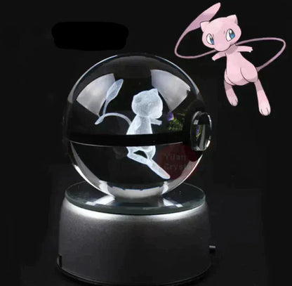 Lampe veilleuse cristal tactile, veilleuse LED rechargeable par USB avec variateur tactile, lampe de chevet en cristal