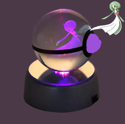 Lampe veilleuse cristal tactile, veilleuse LED rechargeable par USB avec variateur tactile, lampe de chevet en cristal