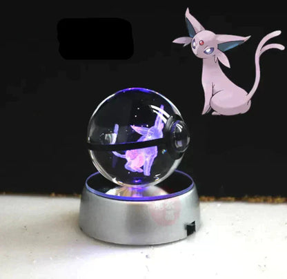 Lampe veilleuse cristal tactile, veilleuse LED rechargeable par USB avec variateur tactile, lampe de chevet en cristal