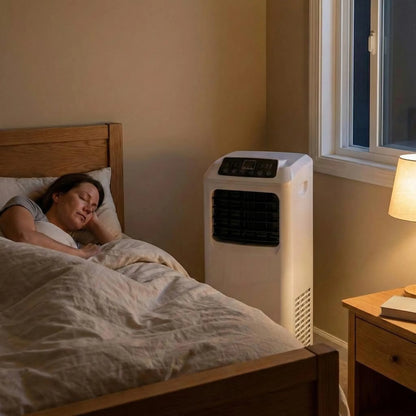 Portable Air Conditioner 9000 BTU with Dehumidifier Function Remote Included 250 Sq Ft Coverage Rolling AC Unit for Bedroom Office Dorm