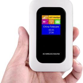 Portable 5G Wi-Fi Router | High-Speed Connection & Compact Design | Ideal for Travel and Multi-Device Connectivity