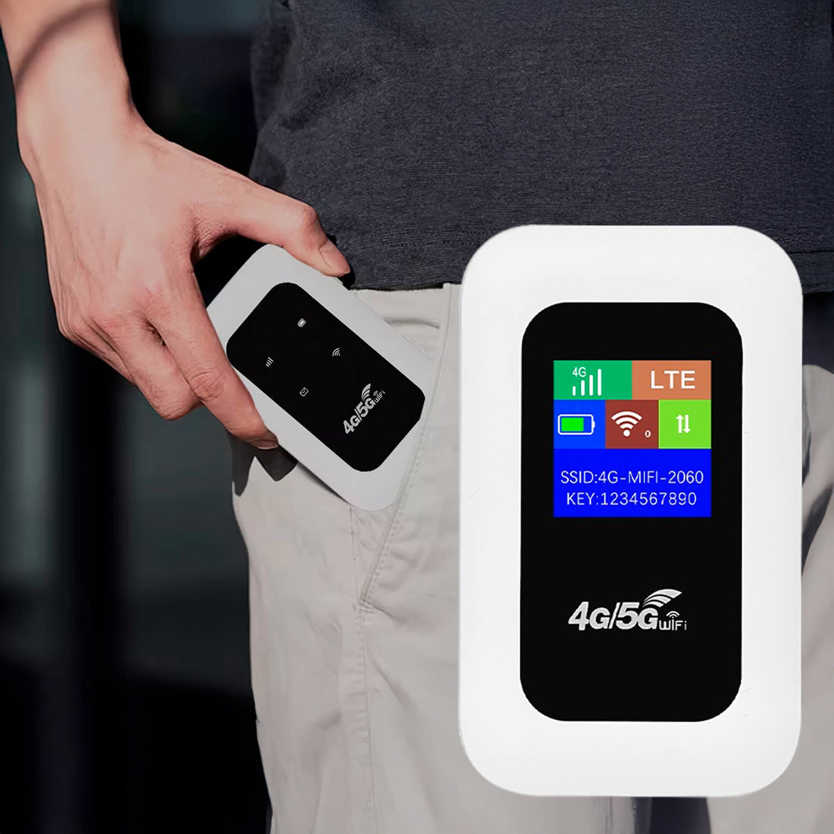 Portable 5G Wi-Fi Router | High-Speed Connection & Compact Design | Ideal for Travel and Multi-Device Connectivity