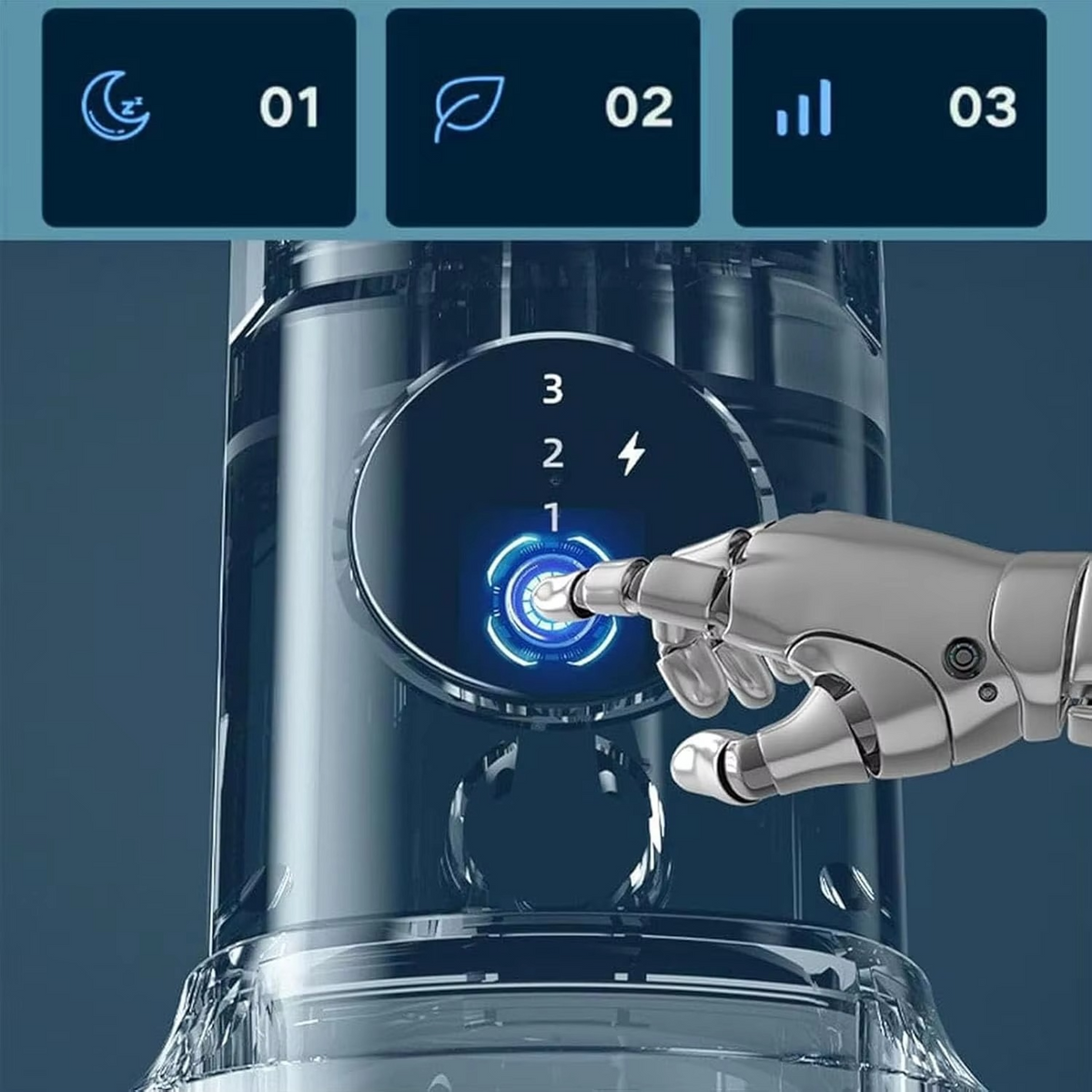 Personal Desktop Cooling Fan 3-Speed Evaporative Air Cooler Humidifier Mist Portable Mini Chiller Quiet Small Space Office Room Table Top