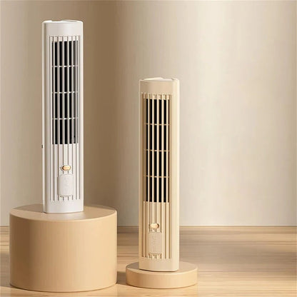 Portable Air Conditioner Fan | Bladeless Design with USB Rechargeable Battery | Compact Cooling Solution for Ultimate Comfort