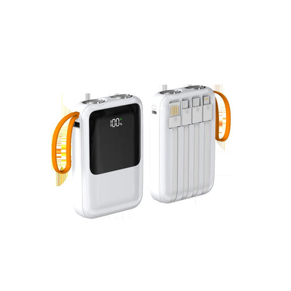 Chargeur portable | Batterie externe avec charge rapide et écran LED | Design compact pour les voyages et l'usage quotidien