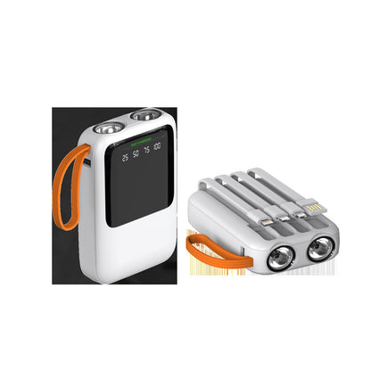 Chargeur portable | Batterie externe avec charge rapide et écran LED | Design compact pour les voyages et l'usage quotidien