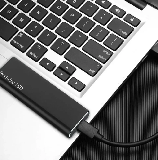 Portable External Hard Drive | 4TB USB-C Storage with Rapid Data Transfer | Compact Design for On-the-Go Access