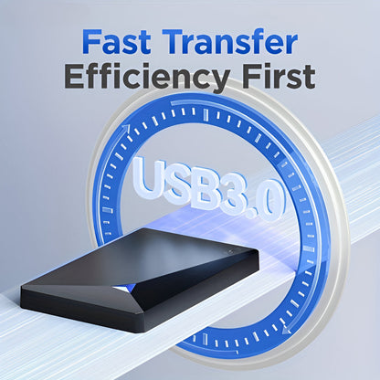 Portable Hard Drive | External USB Storage with Fast Data Transfer | Compact Design for Easy File Management