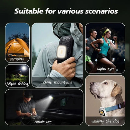 Portable LED Camping Lamp with Clip-on Design & Waterproof Feature for Outdoor Adventures
