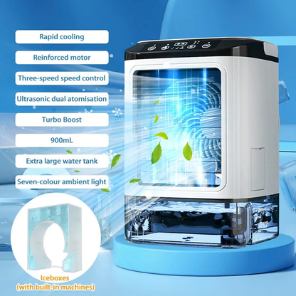 Portable Mini Air Conditioner with Adjustable Fan Speed | Compact Cooling Solution for Personal Spaces