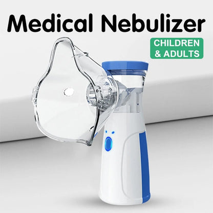 Portable Nebulizer for Asthma, Rechargeable Mesh Nebulizer Machine for Adults and Kids, Quiet Nebulizer with Mask