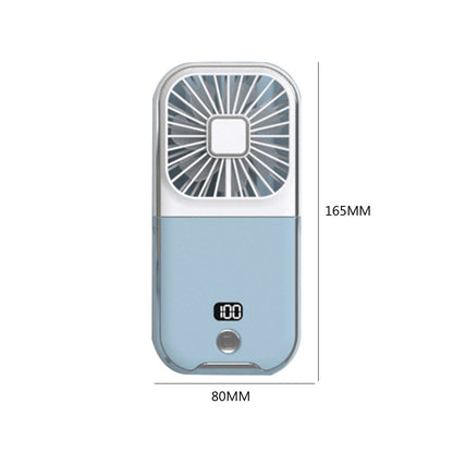 Portable Phone Holder with Cooling Fan & Rechargeable Battery for Summer Comfort