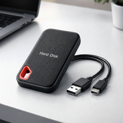 Portable SSD External Hard Drive USB C, External SSD 1TB 2TB 4TB for Laptop Desktop and Gaming Console, Portable Hard Drive