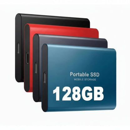 Portable SSD | High-Speed External Hard Drive with 128GB Capacity | Compact Mobile Storage for Fast Data Transfer