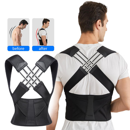Ortekor Posture Perfect | Adjustable Back Posture Corrector with Support Straps | Breathable Design for Daily Comfort