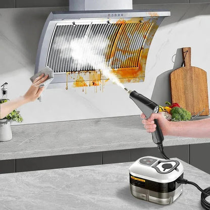 Steam Cleaner 2500W with Heat Resistant Gloves, Floor Steam Cleaner for Home and Car, Steam Cleaning Machine