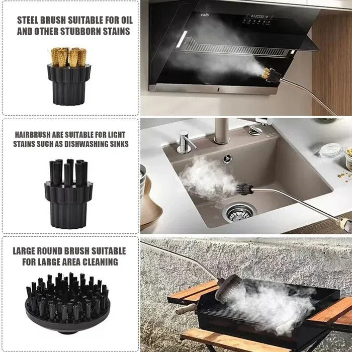 Steam Cleaner 2500W with Heat Resistant Gloves, Floor Steam Cleaner for Home and Car, Steam Cleaning Machine