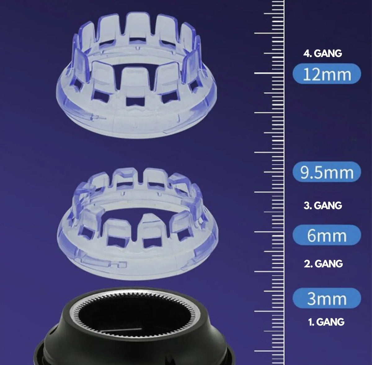 Tondeuse à cheveux pour hommes, tondeuse sans fil avec écran LED, tondeuse de barbier professionnelle pour coupes de cheveux à domicile