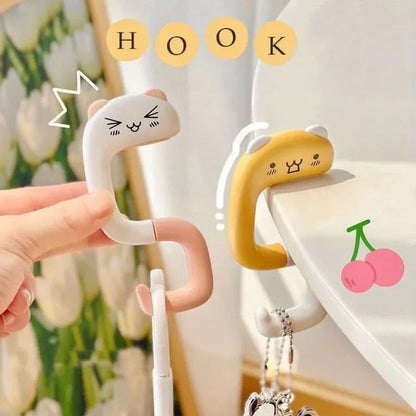 HOOKLIVA – Practical Pink Handbag Hook for Tables & Desks
