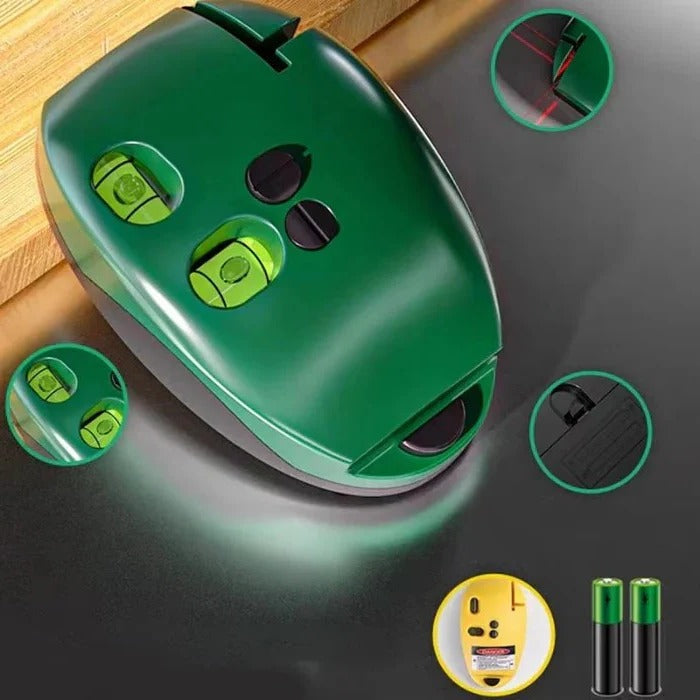 Precision Laser Alignment Tool | Dual Beam Laser with 90-Degree Accuracy | Compact Design for Flawless Installations
